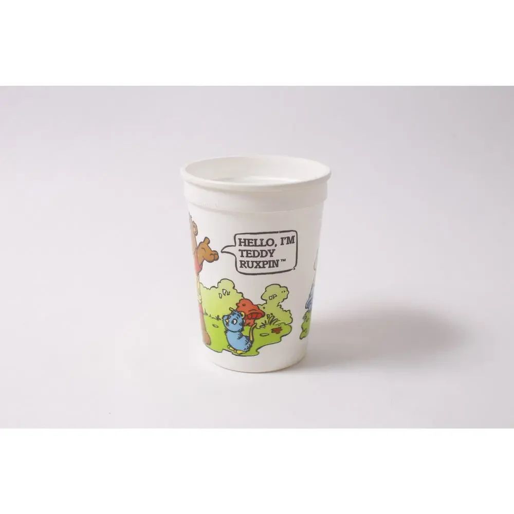 1985 Wendy's Teddy Ruxpin Plastic Cup 4